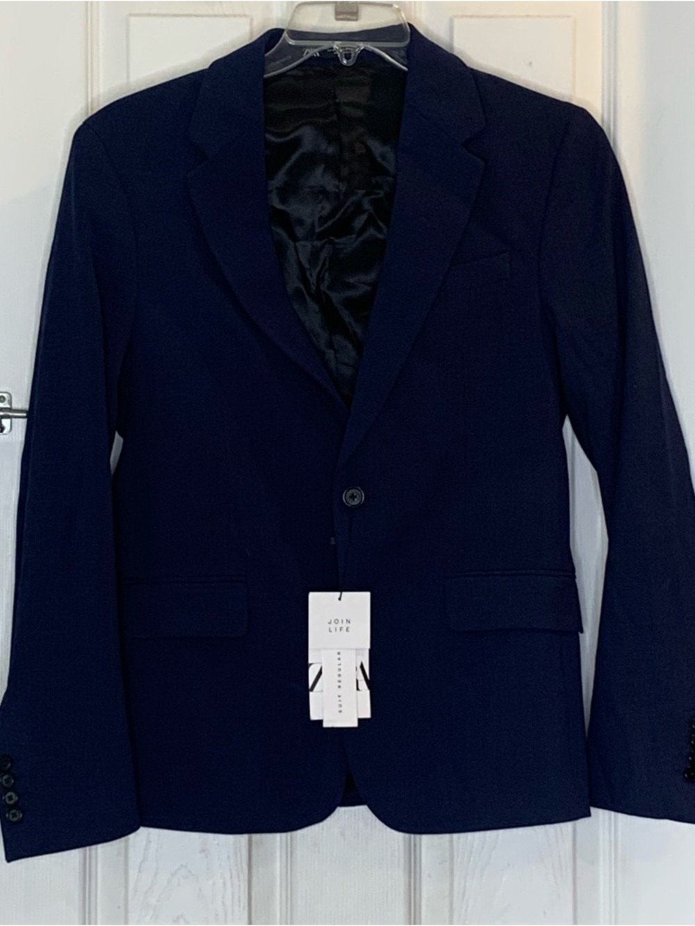 Zara Man navy blue slim fit two-button blazer  Size 36